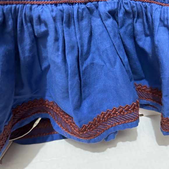 Omika Dumnore Blouse in Anya Cobalt -NWT - Picture 10 of 10